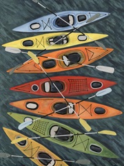 Colorful Kayaks I
