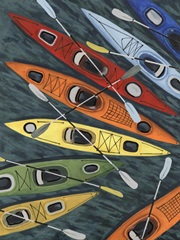 Colorful Kayaks II