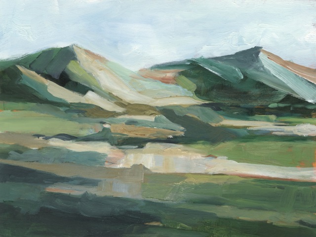 Vibrant Mountain Study I