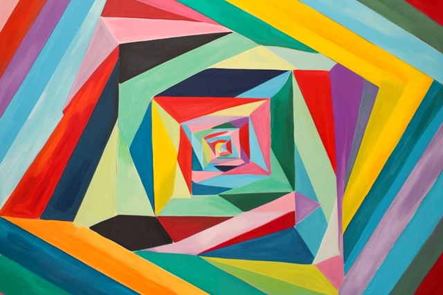 Colorful Geometric Abstraction III