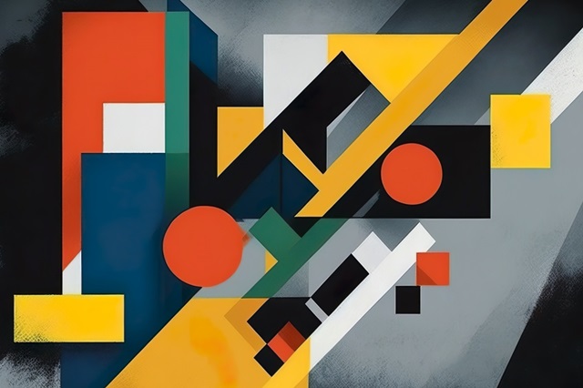 Colorful Geometric Abstraction V