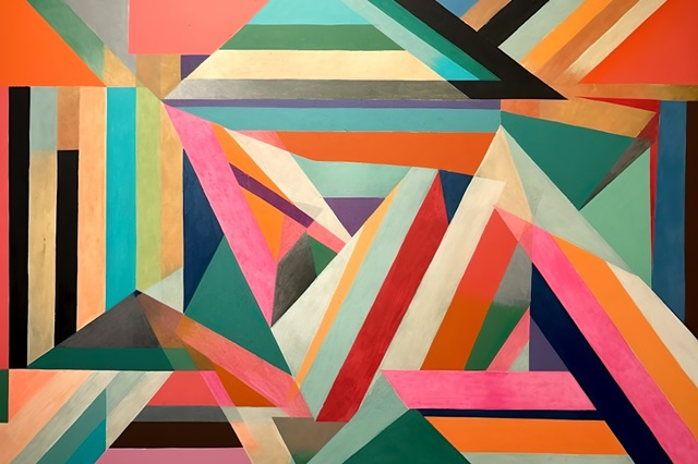 Colorful Geometric Abstraction VI