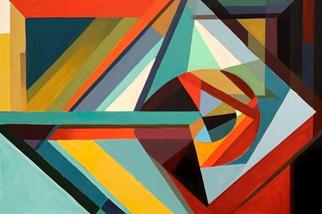 Colorful Geometric Abstraction VII