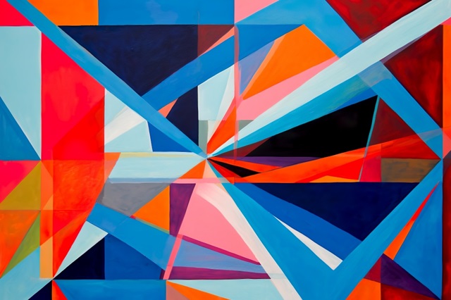 Colorful Geometric Abstraction X