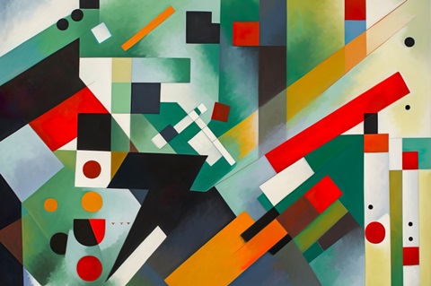 Colorful Geometric Abstraction XI