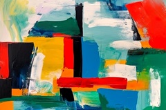 Colorful Geometric Abstraction XVI