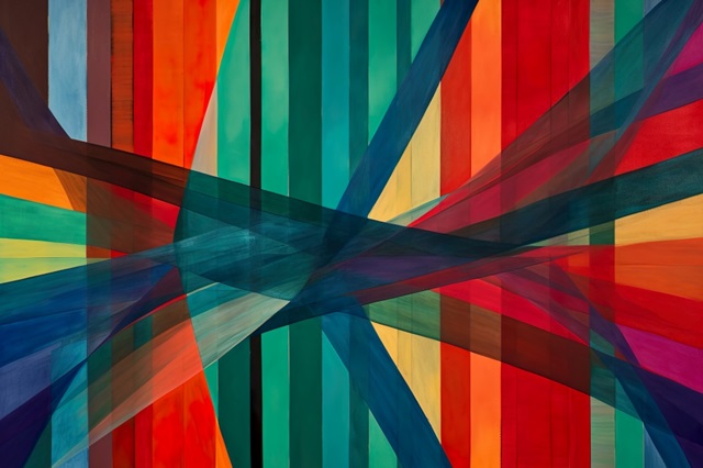 Colorful Geometric Abstraction XIX