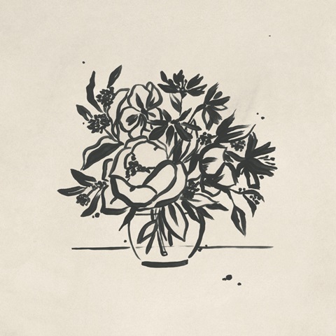 Inkblot Bouquet II