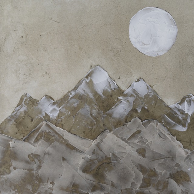 Printed Sepia toned Mountain II
