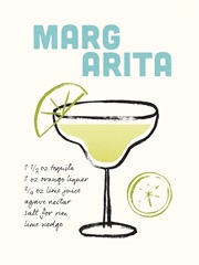 Hand Drawn Cocktails IV