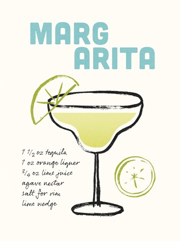 Hand Drawn Cocktails IV