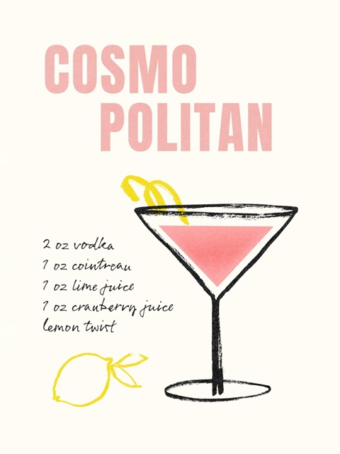 Hand Drawn Cocktails VI