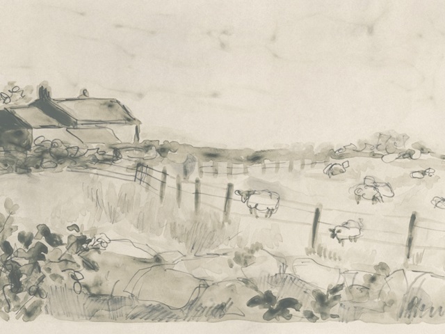 Vintage Farm Field IV