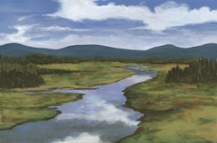 Blue Mountain Reflections I