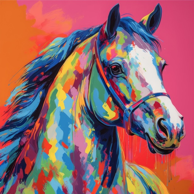Colorful Horse I