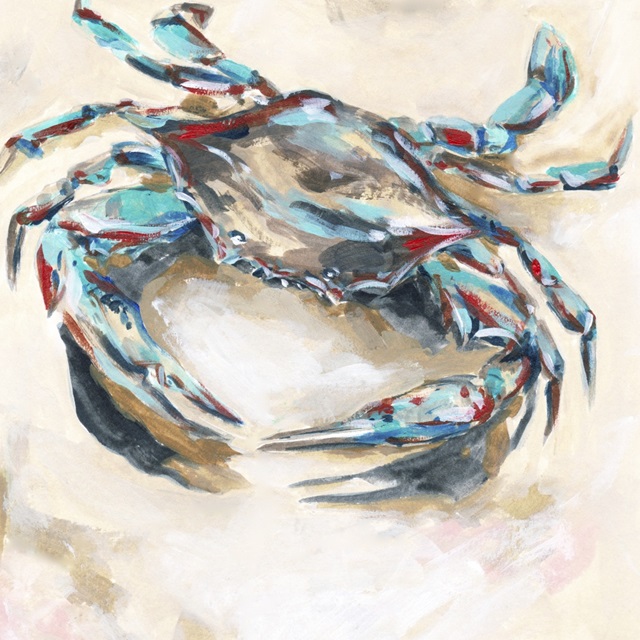 Blue & Red Crab II