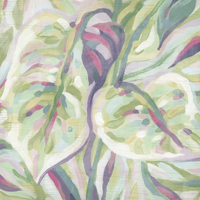 Pastel Driftwood Palm Leaves I