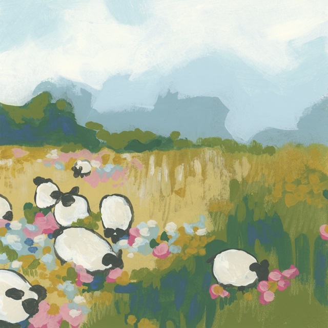 Sweet Sheep Field I