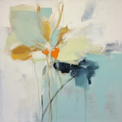 Abstract Colorful Floral I