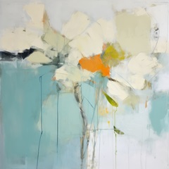 Abstract Colorful Floral II