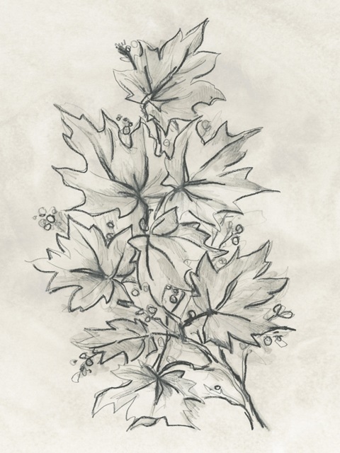 Vintage Lodge Leaves I