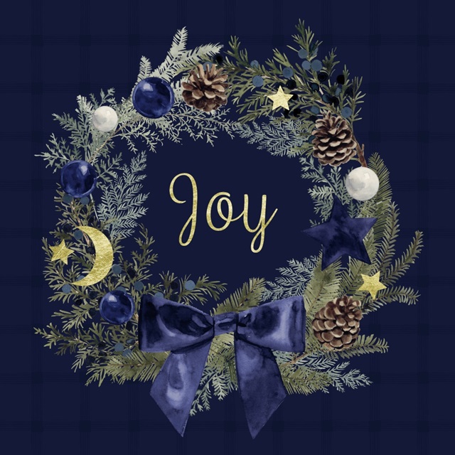 Blue Juniper Wreath II