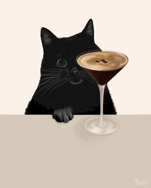 Espresso Martini Cat