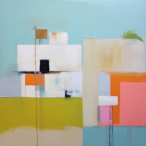 Vibrant Minimalistic House I