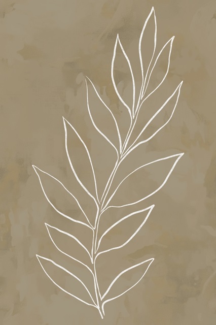 Leaf Line Art III