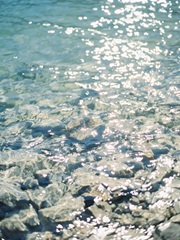 Sunny Day And Glacial Water