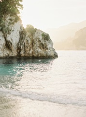 Gentle Waves At Sunset