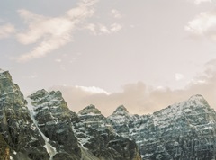 Sunset With The Ten Peaks