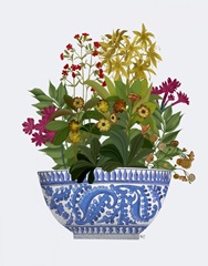 Chinoiserie Bowl with Wild Flowers 2