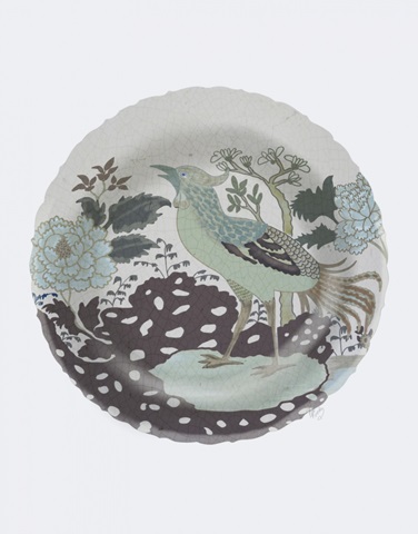 Plate, Cockerel in Multicolours