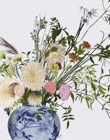 Ginger Jar with Wildflowers 2