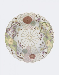 Plate, Parasols and Dragons, Multicolour