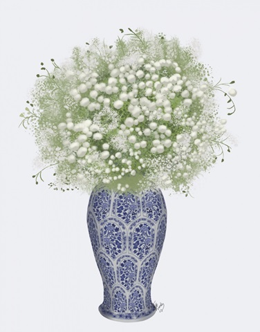 Gypsophelia Bouquet in Vase, Full