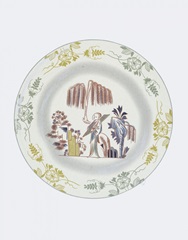 Plate, Willow Tree in Multicolours
