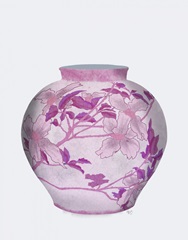 Ginger Jar, Floral, Pink