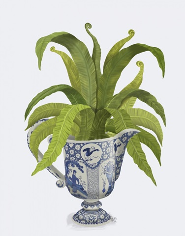 Chinoiserie Jug and Fern
