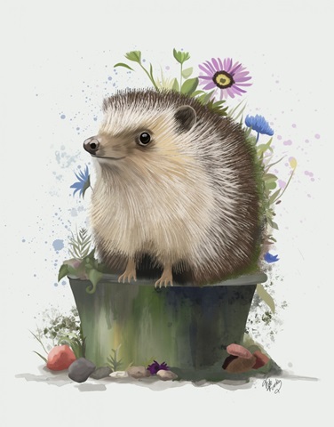 Hedgehog Flowerpot