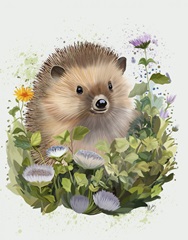 Hedgehog In Ivy