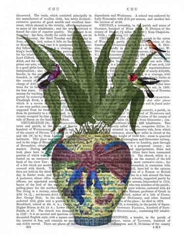 Chinoiserie Ginger Jar, Bright Ribbon and Hummingbirds