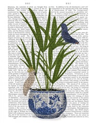 Palm in Chinoiserie Pot and Parrots 2