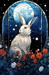 Rabbit Moon I