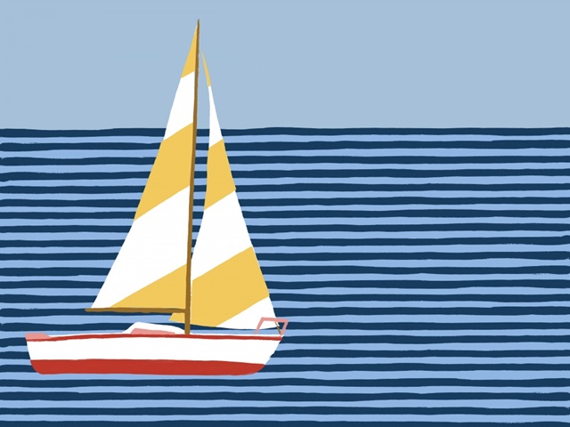 Sailboat Stripes I