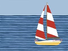 Sailboat Stripes II