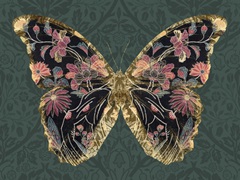 Floral Butterfly Wings I