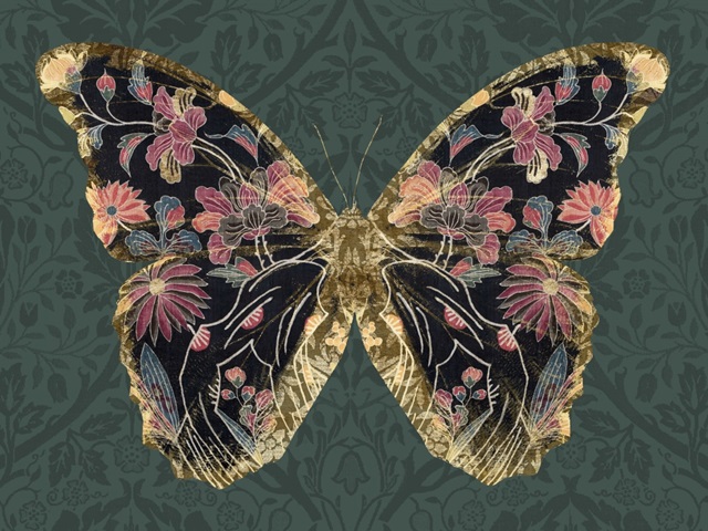 Floral Butterfly Wings I