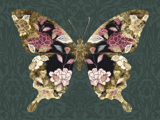 Floral Butterfly Wings II